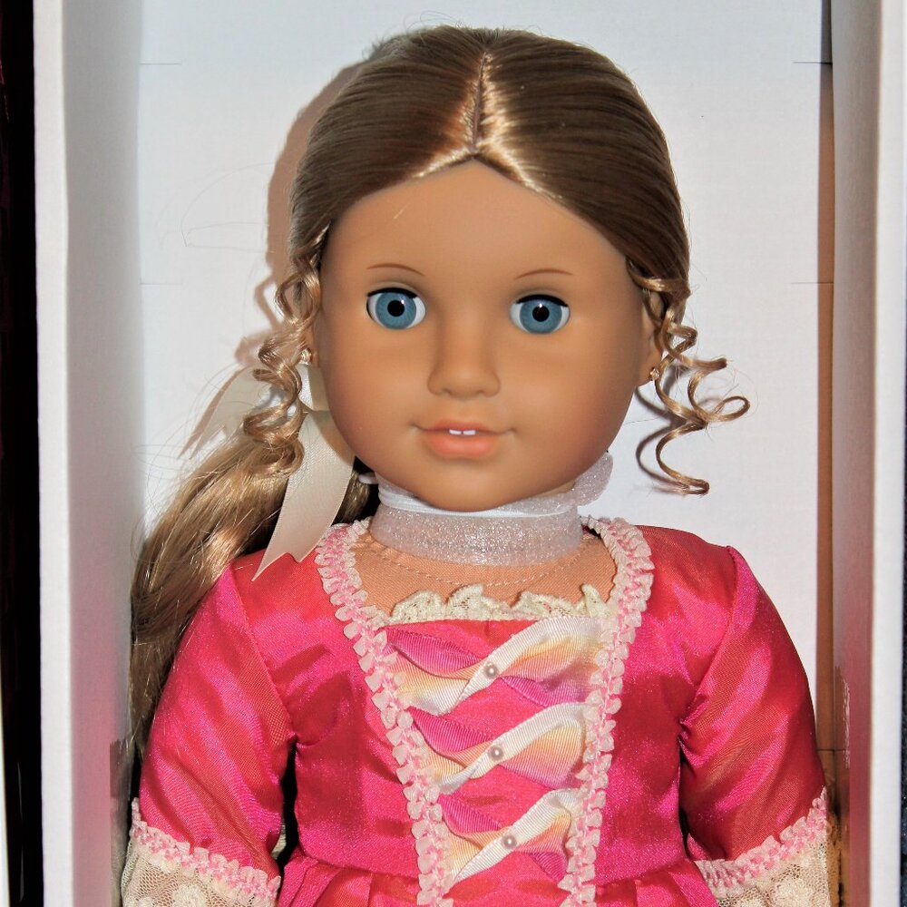 American Girl Doll Elizabeth and book, new in original box 18"